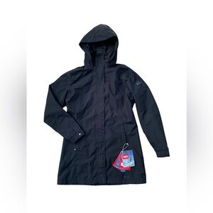 Helly-Hansen Womens Aden Waterproof Breathable Hooded Long Rain Jacket